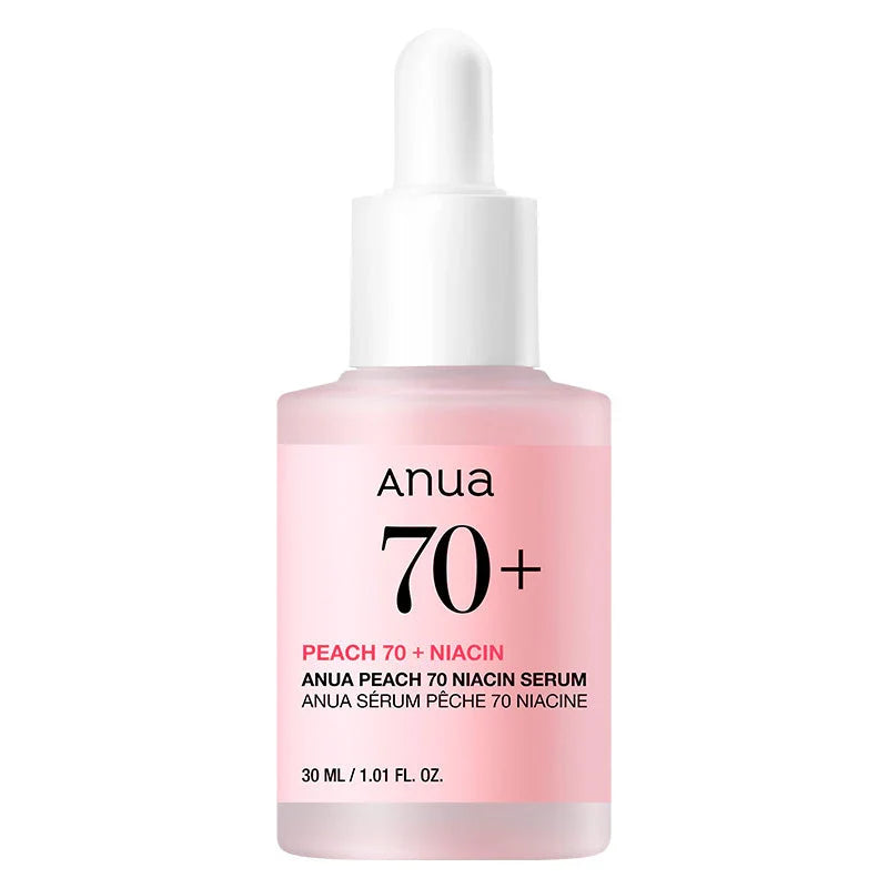 Anua Peach 70% Niacin Serum – Sérum Éclat Peau de Pêche