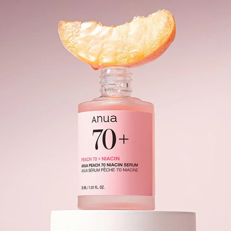 Anua Peach 70% Niacin Serum – Sérum Éclat Peau de Pêche