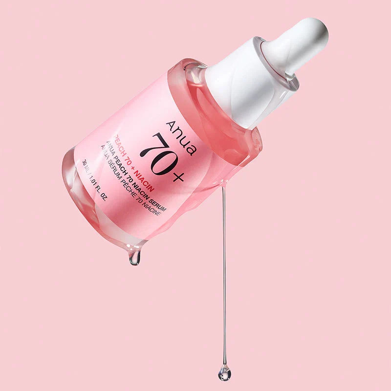 Anua Peach 70% Niacin Serum – Sérum Éclat Peau de Pêche