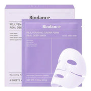 BIODANCE Rejuvenating Caviar PDRN Real Deep Mask – Masques Premium x4