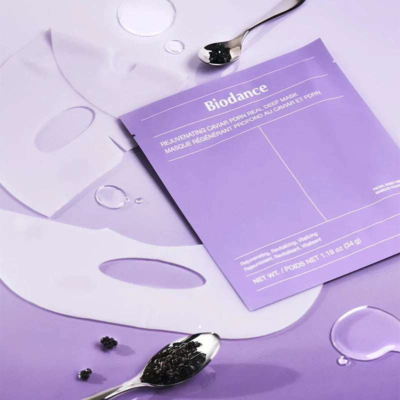 BIODANCE Rejuvenating Caviar PDRN Real Deep Mask – Masques Premium x4