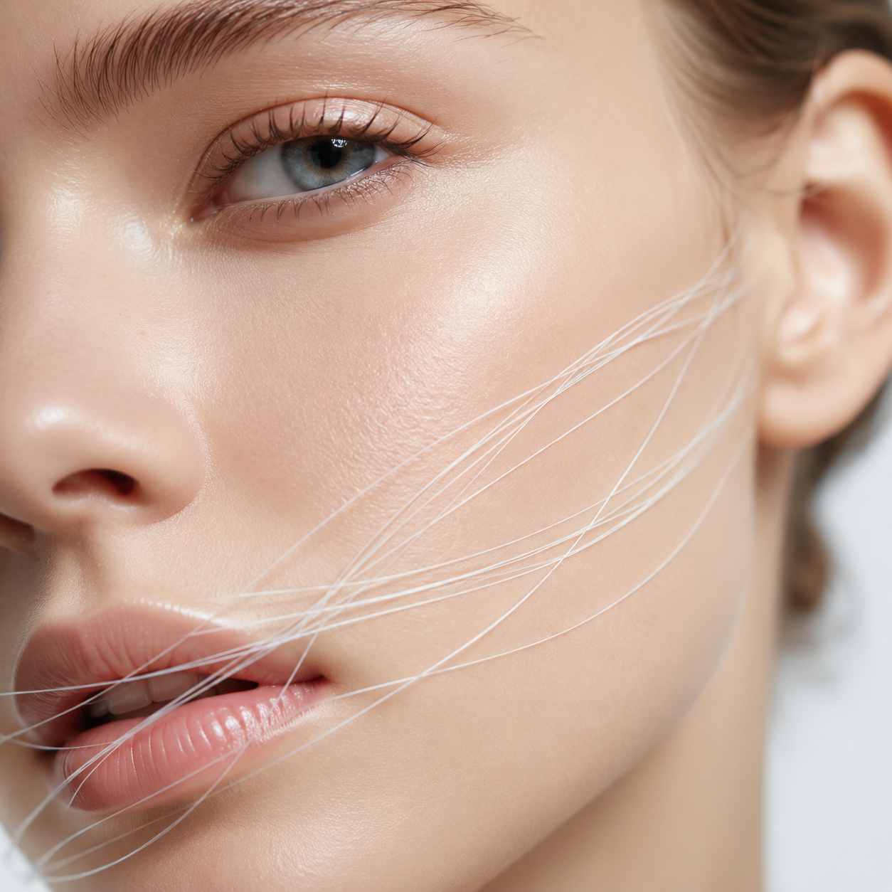 Fils de Soie Collagène pour Visage – Lifting Coréen Naturel