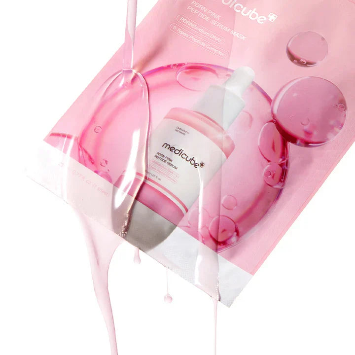 Medicube PDRN Pink Peptide Serum Mask – Masque Éclat 23ml