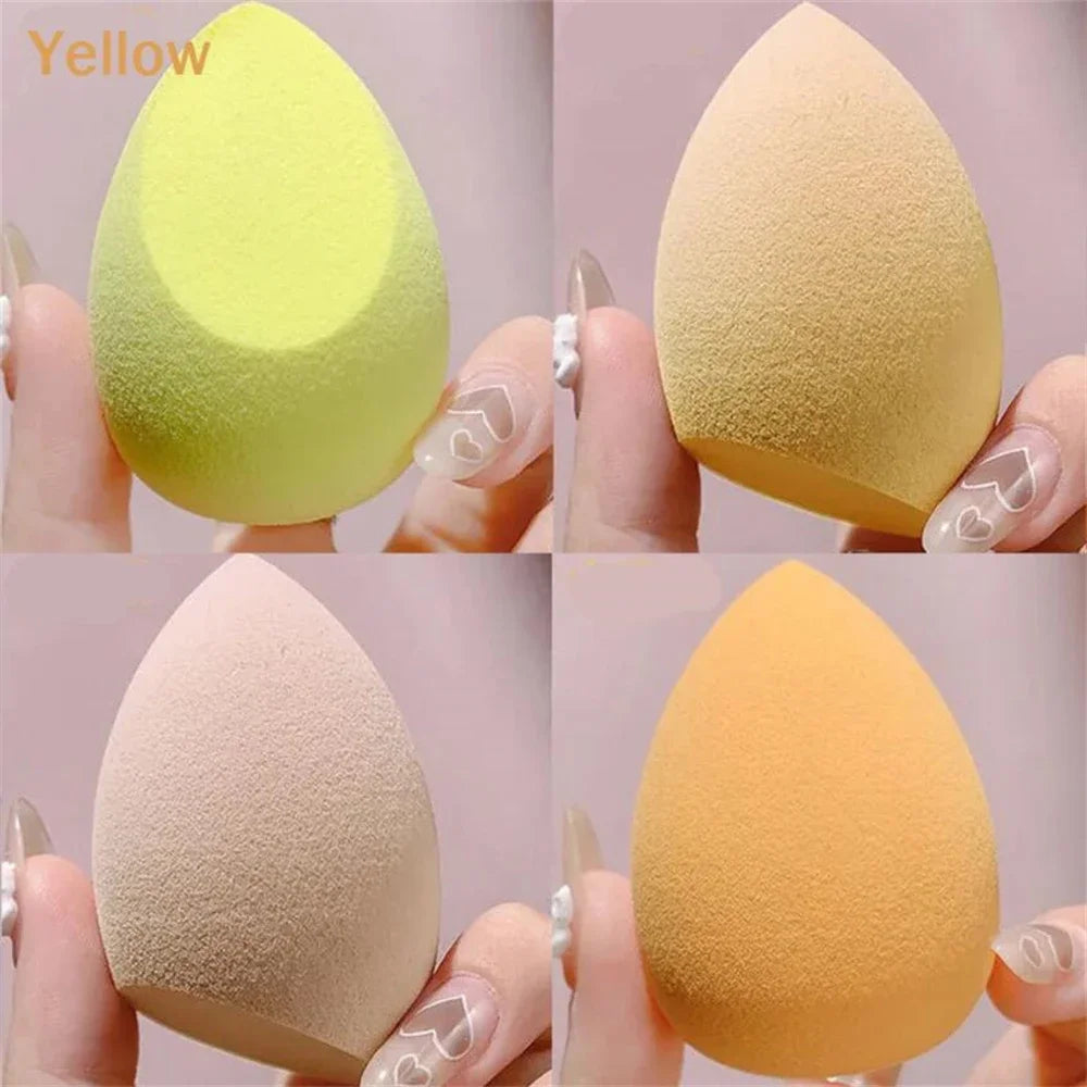 Éponges de Maquillage Douces – Lot de 4 avec Boîte de Rangement | Blender Beauty Egg