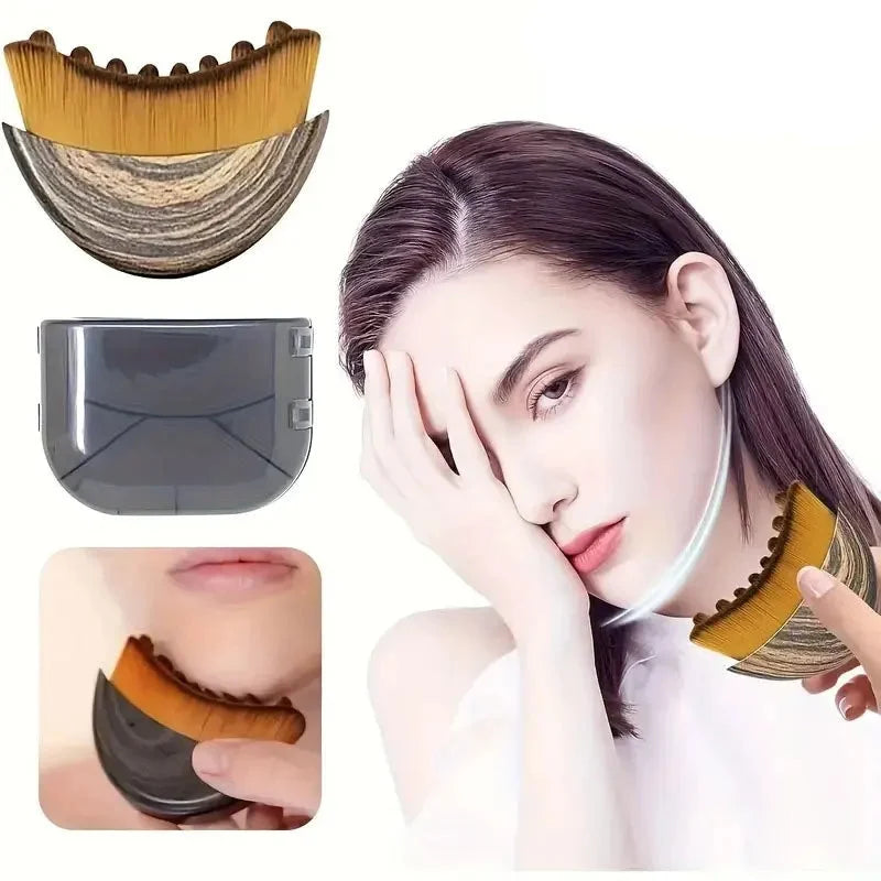 Masseur Visage Drainage Lymphatique – Outil Ergonomique de Massage Facial & Brossage à Sec