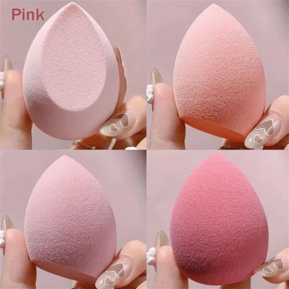Éponges de Maquillage Douces – Lot de 4 avec Boîte de Rangement | Blender Beauty Egg