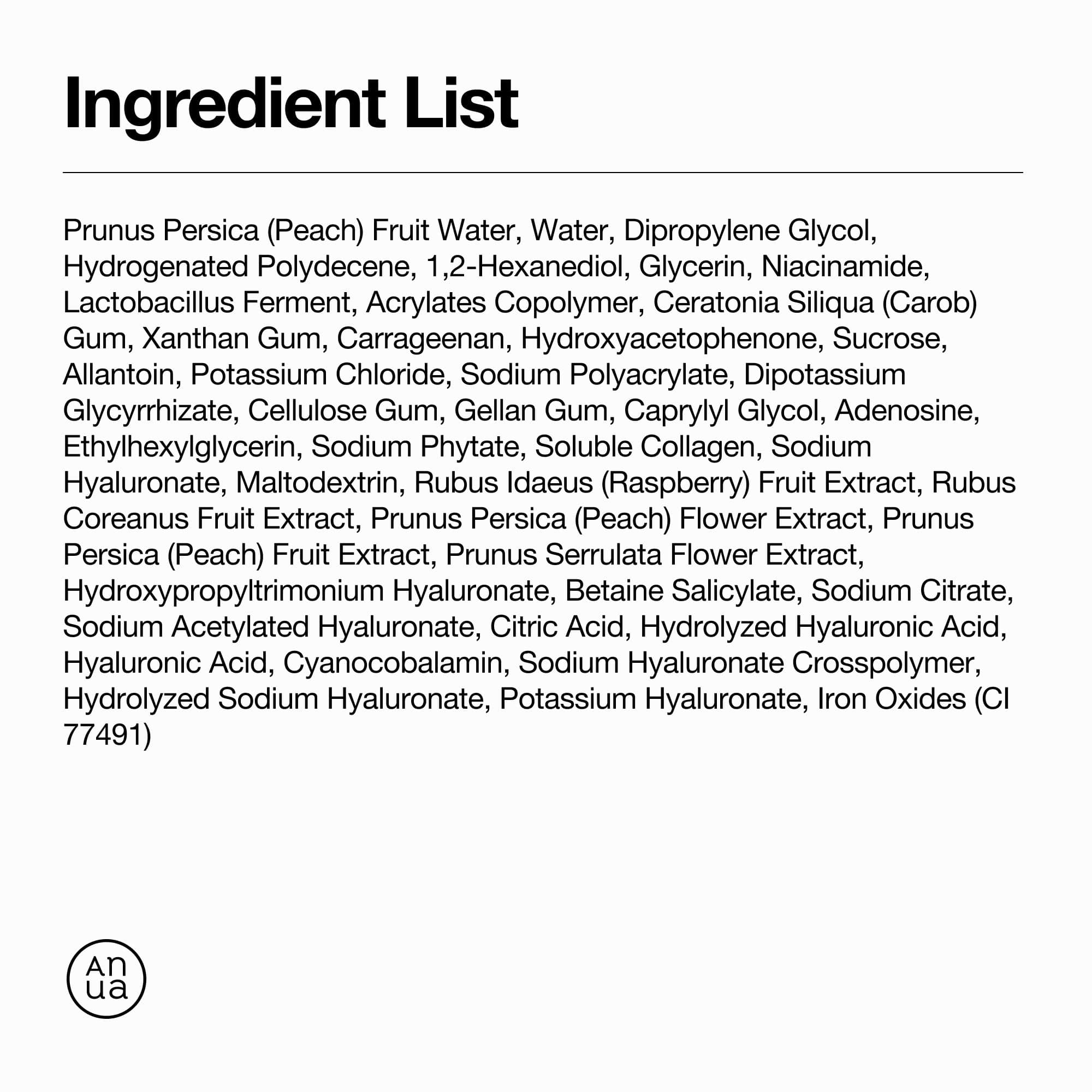 Anua Peach 70 Niacin Brightening Collagen Mask – Masques Éclat x4