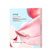 Anua Peach 70 Niacin Brightening Collagen Mask – Masques Éclat x4